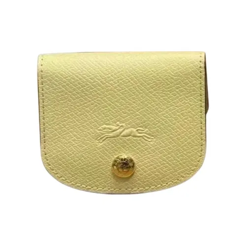 LONGCHAMP Épure Коровья кожа Держатель для карт Унисекс Цыплячий желтый