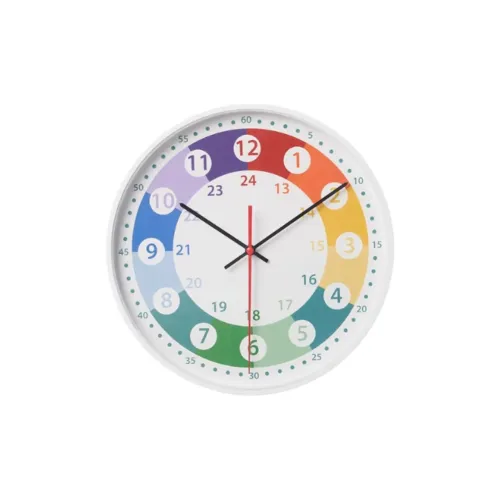 IKEA Кварцевый механизм пластик стена часы унисекс многоцветный