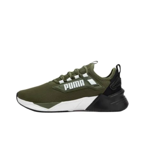 PUMA Retaliate 3 Детская Повседневная Обувь Низкий Топ Оливковый Школьный Возраст