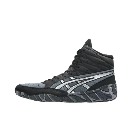 Asics AGGRESSOR 6 Устойчивые к истиранию Высокие Кроссовки для тренировок Мужские Черные