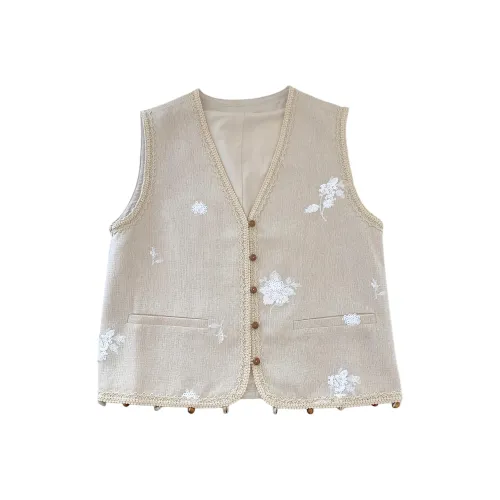 OUBO Абрикос Женские Жилеты