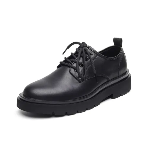 Dao Tu Sen Мужские повседневные туфли Low Top Черные D54 Премиум Мужские