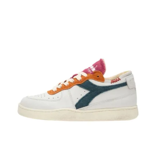 DIADORA Mi Basket Аbrasion Resistant Низкие Кроссовки для скейтбординга Унисекс Белые