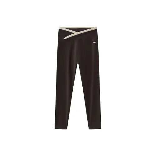 Ellesse Темно-коричневые женские штаны для йоги