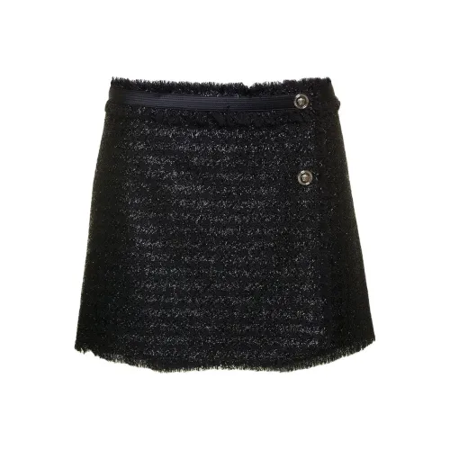 FANSIZHE Повседневные короткие юбки женские черные