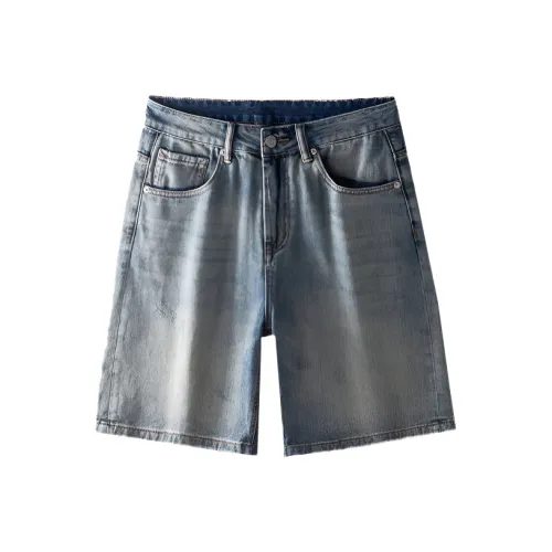 AZVK HDBL 603 Ностальгический синий Мужские джинсовые шорты