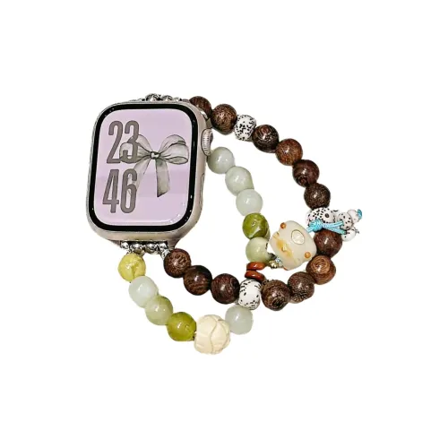 DAOWEI Ремень Apple Совместимость Деревянная бусина Материал