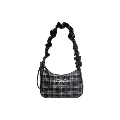 LOUIS ROYALN Нейлоновая сумка через плечо стандартная женская черная коричневая