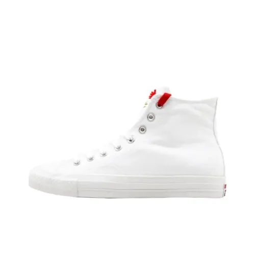 Шоколад Skateboards x Converse Chuck Taylor All Star Устойчивые к истиранию высокие кеды унисекс белые