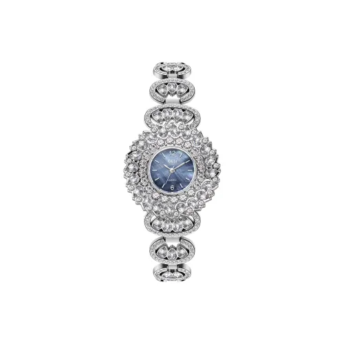 GEDI Кварцевый механизм сплав ремешок женские часы синий циферблат