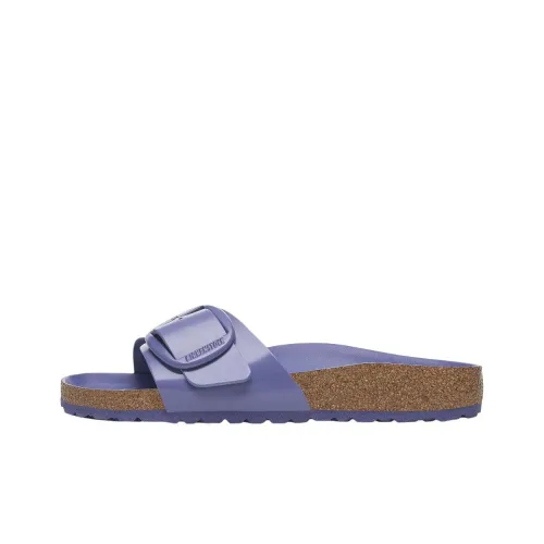 Birkenstock Madrid Big Buckle EVA Устойчивые к истиранию Шлепанцы Женские Фиолетовые Стандартные Свободного кроя