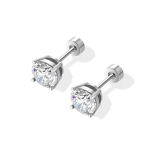 Серьги-гвоздики JXRX Medical из титановой стали унисекс