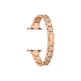 Маленький обхват талии, три розово-золотых инкрустации с бриллиантами