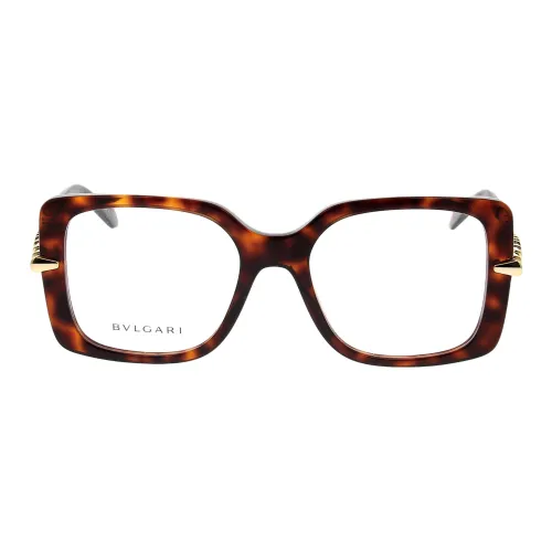 BVLGARI Ацетат Квадратные Оправы для Очков Женские Черепаховый