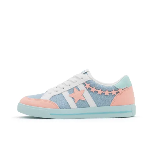 FANTASTIC XBOX Низкие кроссовки для скейтбординга женские розовые синие