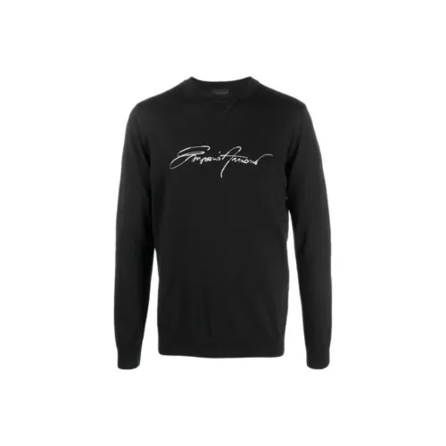 EMPORIO ARMANI FW21 Свитер Мужской Черный