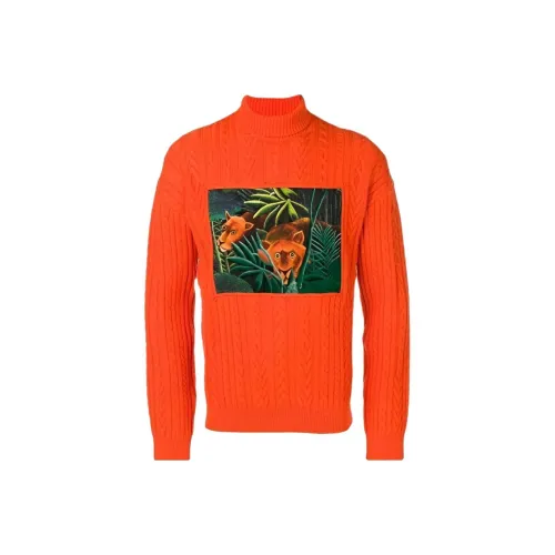 KENZO Red Men's Sweaters KENZO Красные Мужские Свитера