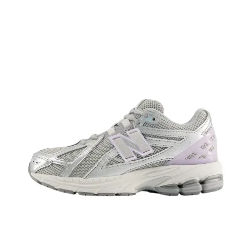 New Balance 1906 Амортизация устойчивость к истиранию дышащий низкий топ детские беговые кроссовки серый серебристый подростки