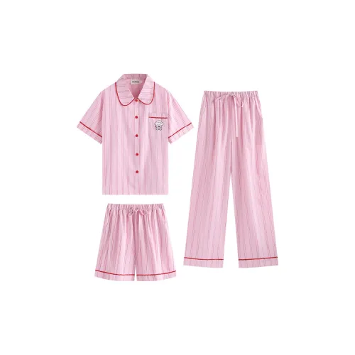 Wabi Town Пижамный комплект женский розовый