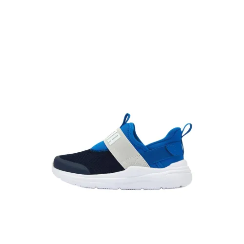 PUMA SOFTRIDE Wired 2 Детская беговая обувь Низкий топ Синий Черный Для дошкольников