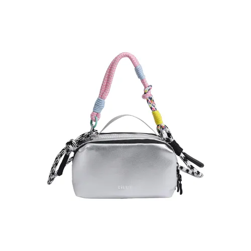 YIN.SIMON Холст Одно Плечо Сумка Женская Многоцветная