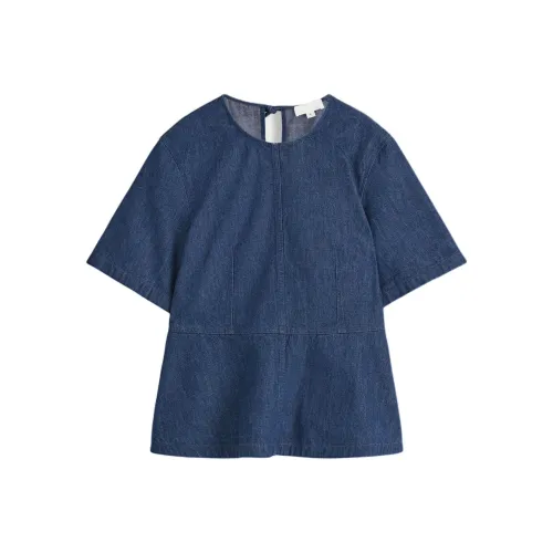 COS Темно-синие Женские Рубашки