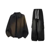 Черный топ + Черные брюки