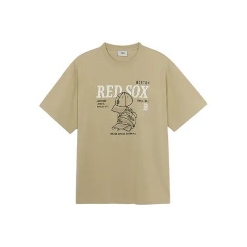Mlb Base Logo Хаки Мужская Футболка