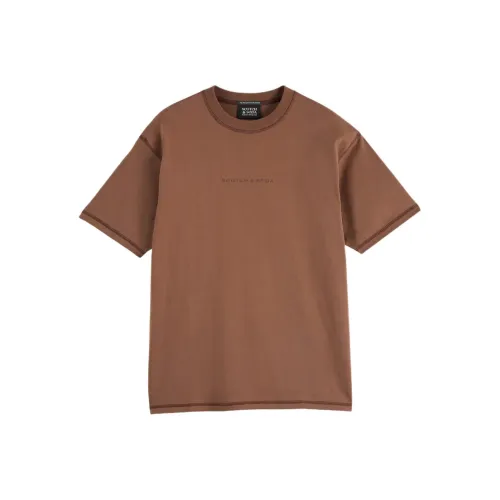 Scotch Soda Coal Пепельная Мужская T-Рубашка