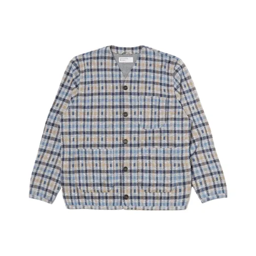 Universal Works Мужские Синие Рубашки