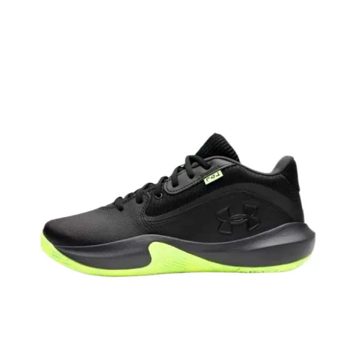 Under Armour Lockdown 7 Устойчивые к истиранию Низкие Баскетбольные Кроссовки Унисекс Черные