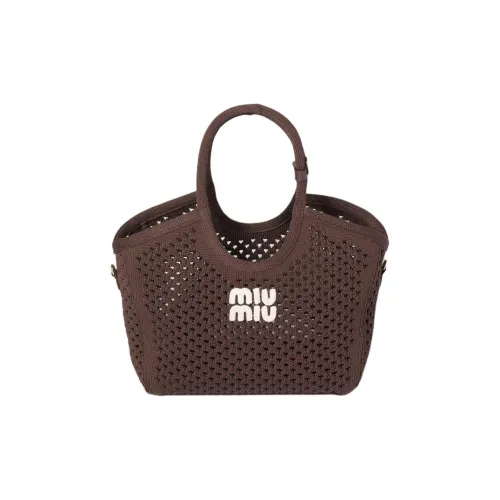 MIU MIU Cotton Bag Women's Brown
