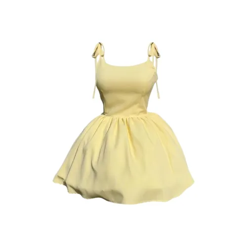 COVT Желтая Женская Слиплатье Sundress