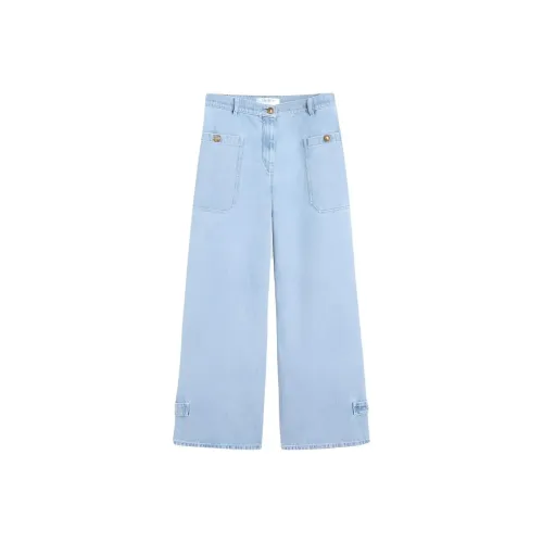 MaxMara Светло-синие Женские Джинсы