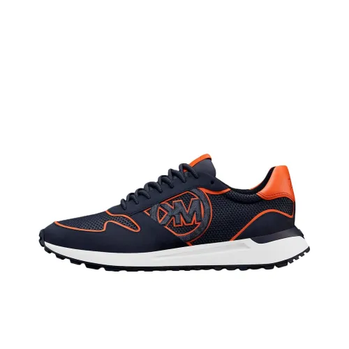 MICHAEL KORS Dax MIXED MEDIA Низкий Топ Повседневная Обувь Мужская Морской Синий