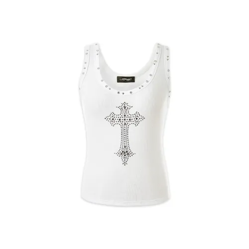 Ed Hardy Белые Женские Майки