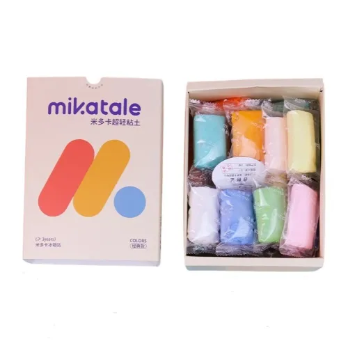 MIDUOKA 24 COLORS Super Light Глина Конфетный цвет Набор для моделирования Развивающие игрушки