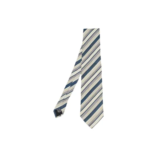 BOSS Шелковые галстуки Мужской Синий Бежевый