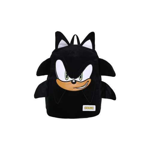 WICKBUEN Плюшевый рюкзак унисекс черный желтый синий