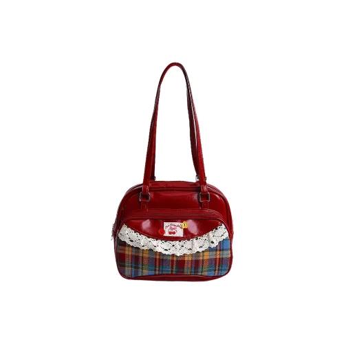 Yi Brigade ПУ (полиуретан) Сумка через плечо Женская Красная