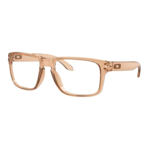 Oakley Ацетат Нерегулярная форма Оправа для очков Мужская Коричневая