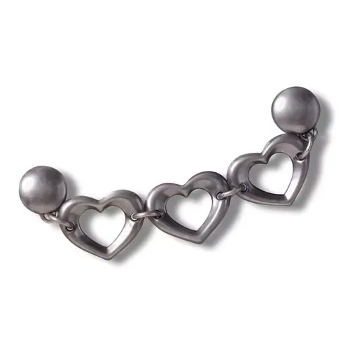 Crocs Аксессуары для обуви из цинкового сплава Унисекс Серебряный