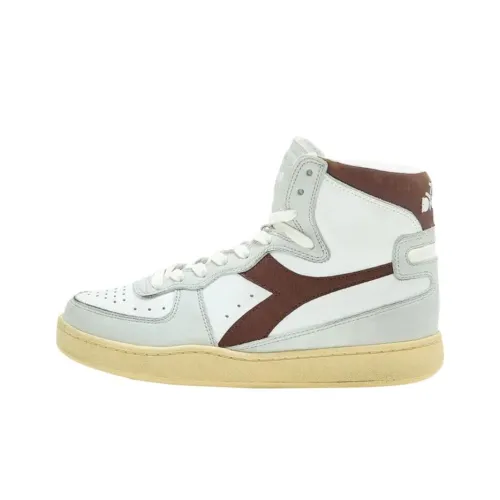 DIADORA Mi Basket Аbrasion Resistant Высокие Кроссовки для скейтбординга Унисекс Белые