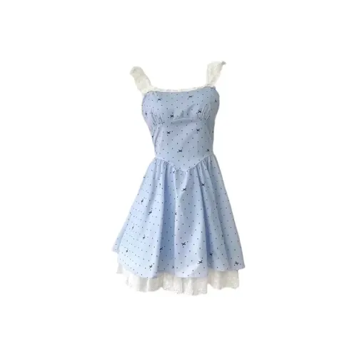 CHARM GLOW Синие Женские Слиплатья