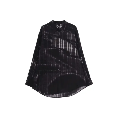 Yohji Yamamoto Jujutsu Kaisen, Collaboration Черные Мужские Рубашки