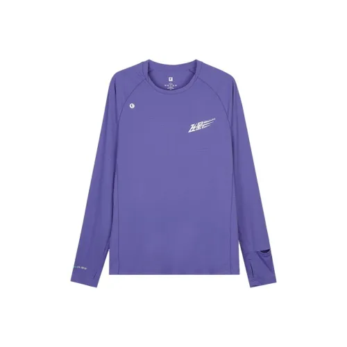 QIAODAN Feiying T-рубашка мужская пейсли фиолетовая