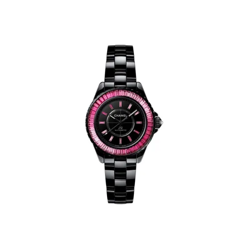 CHANEL Автоматический Механический Movement Унисекс J12 Часы 33 мм Черные