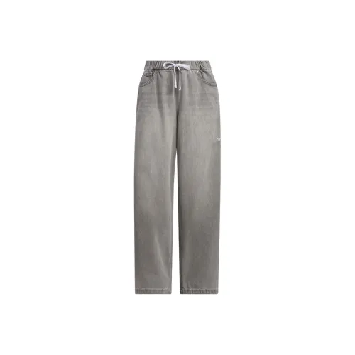 Adidas Originals SS25 Мягкий Деним Регулируемые Джоггеры Джинсы Женские