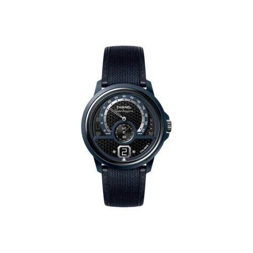 CHANEL Ручной механизм Мужские часы MONSIEUR DE CHANEL 42 мм Черные