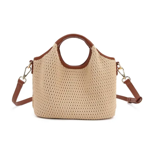 JANITINO ПУ (полиуретан) Сумка Стандартная Женская Абрикос